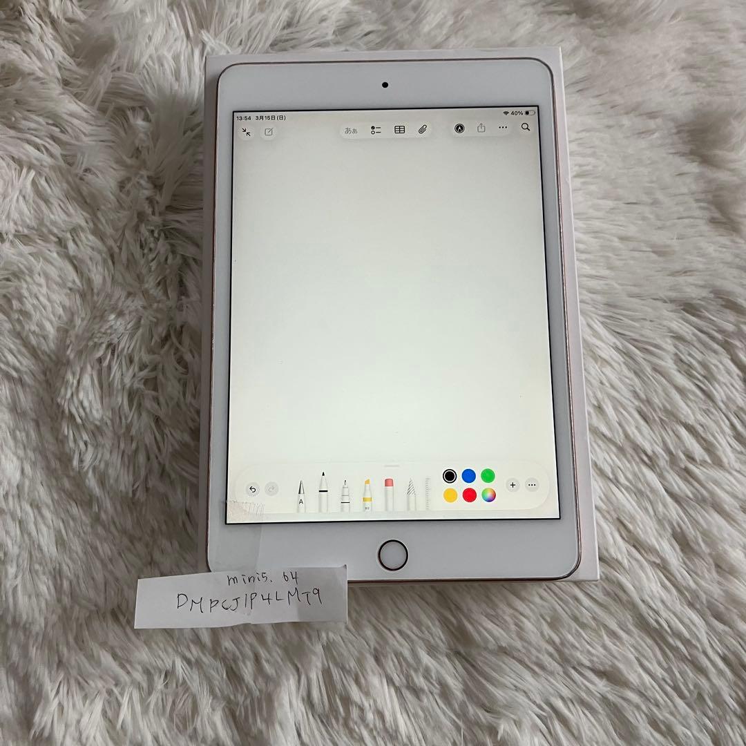 【1台限定】iPad mini5 64GB SIMフリー 【すぐ発送】【付属品】