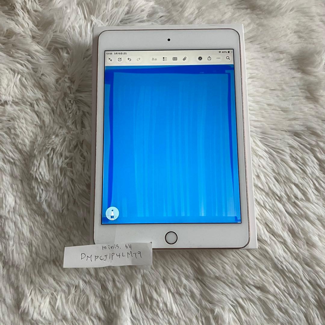 【1台限定】iPad mini5 64GB SIMフリー 【すぐ発送】【付属品】
