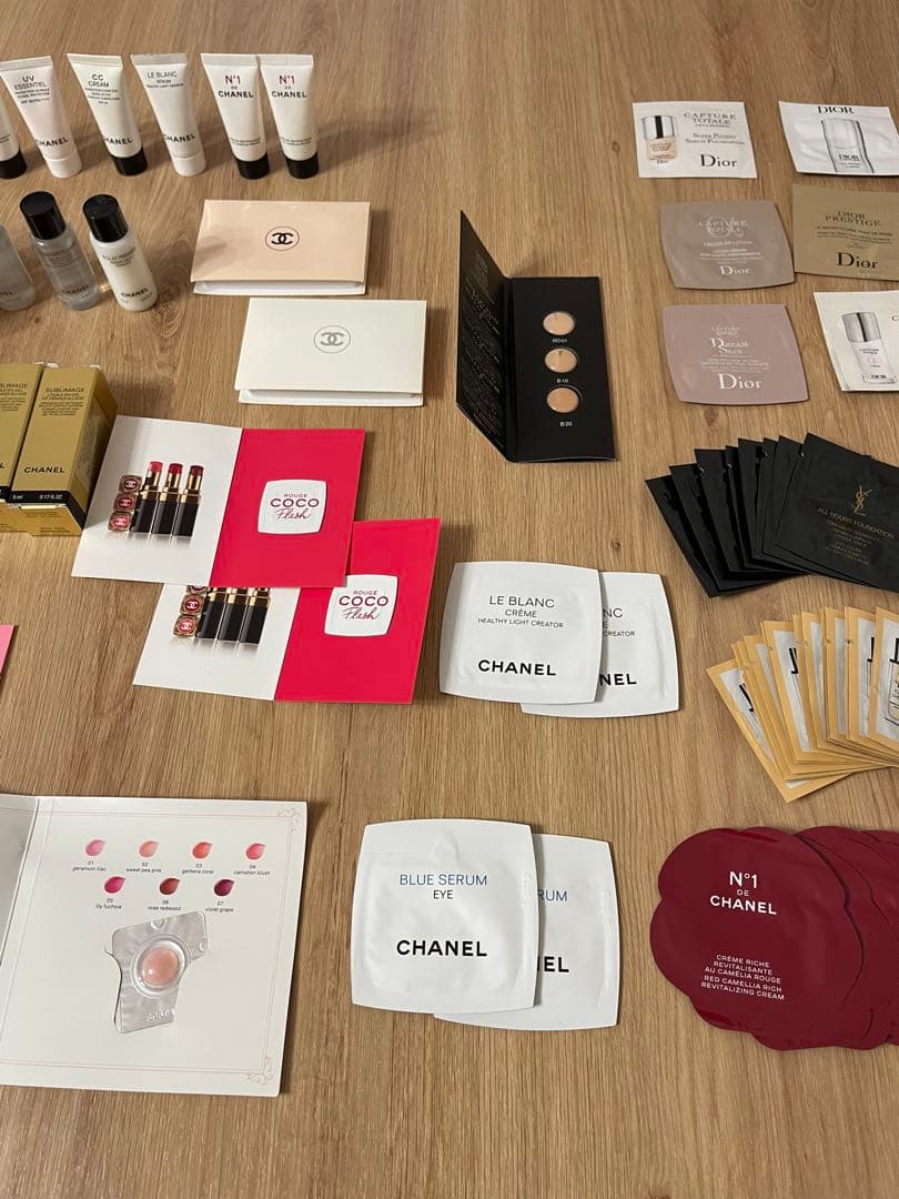 Dior Chanel YSL トライアルセット・サンプル