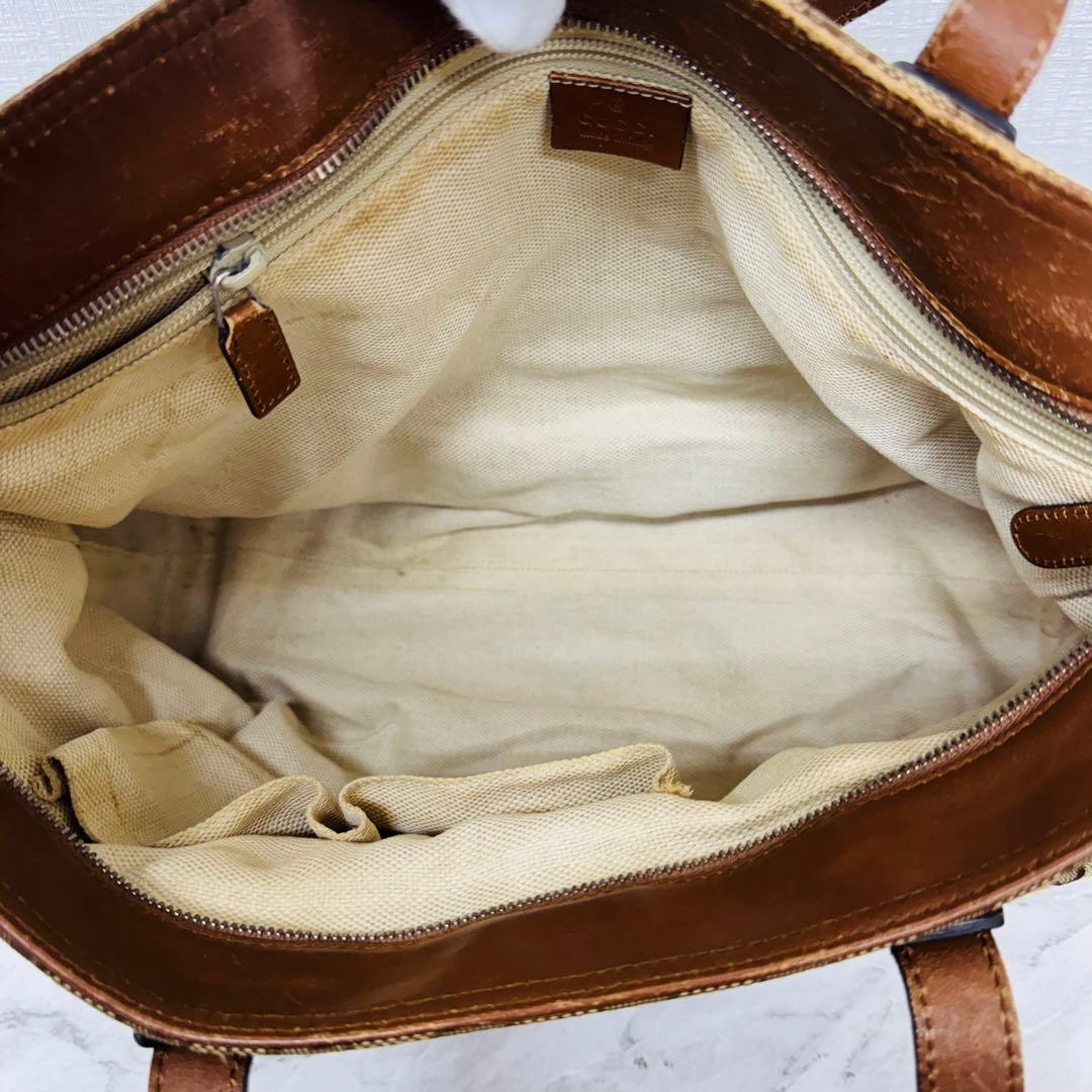 ✨GUCCI✨グッチ✨GG柄✨シェリーライン✨ベージュ✨トートバッグ✨