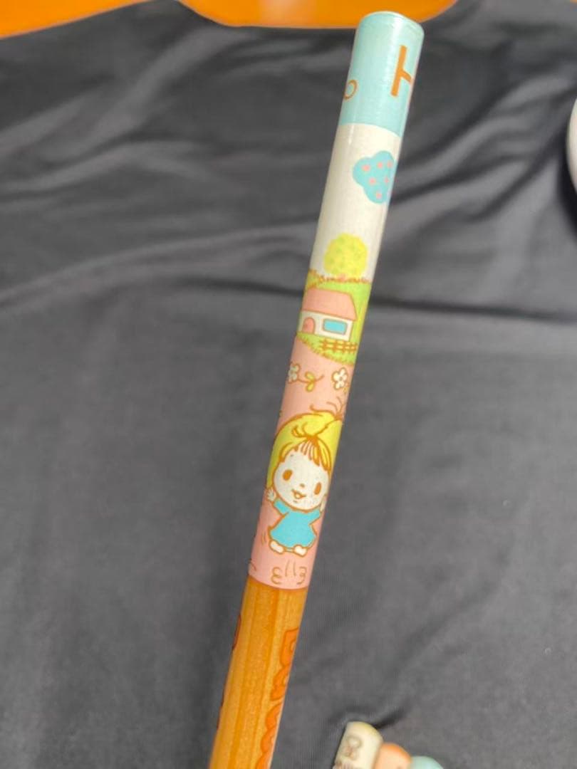 昭和サンリオHB 鉛筆1976 日本製旧ロゴ10本　風の子さっちゃんハローキティ