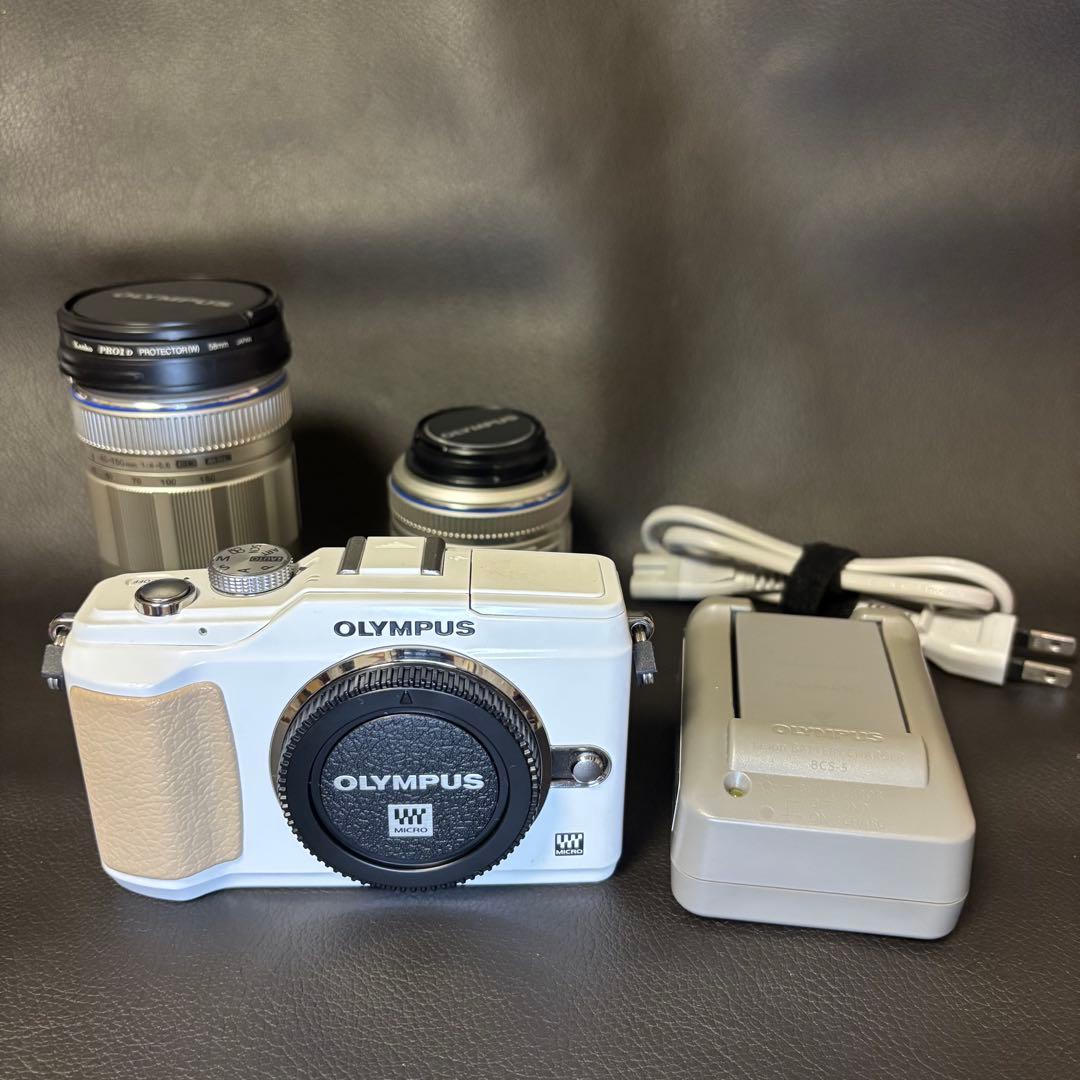 【動作良好・箱付き】OLYMPUS PEN E-PL2 ダブルズームキット