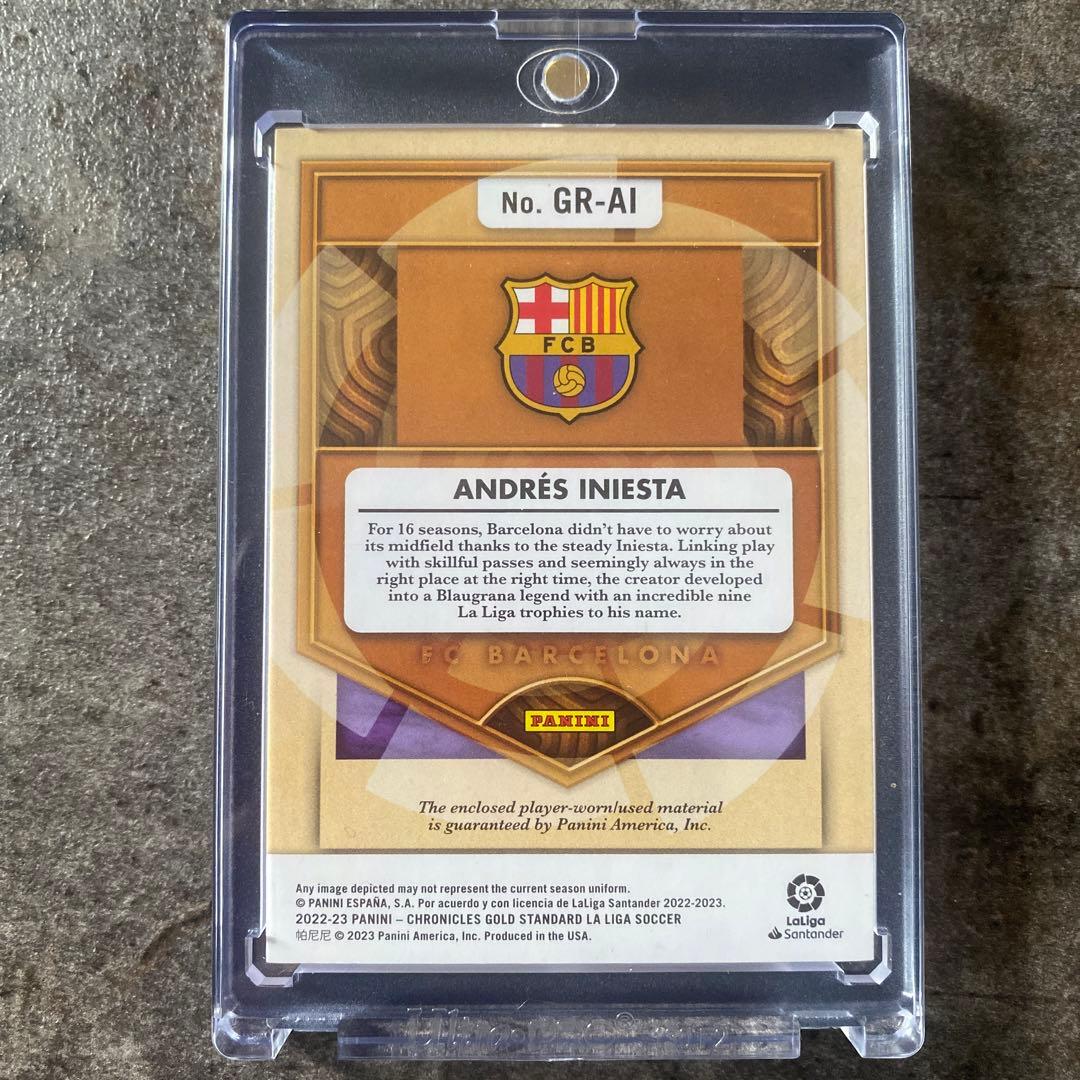 panini chronicles イニエスタ　ジャージカード　/25