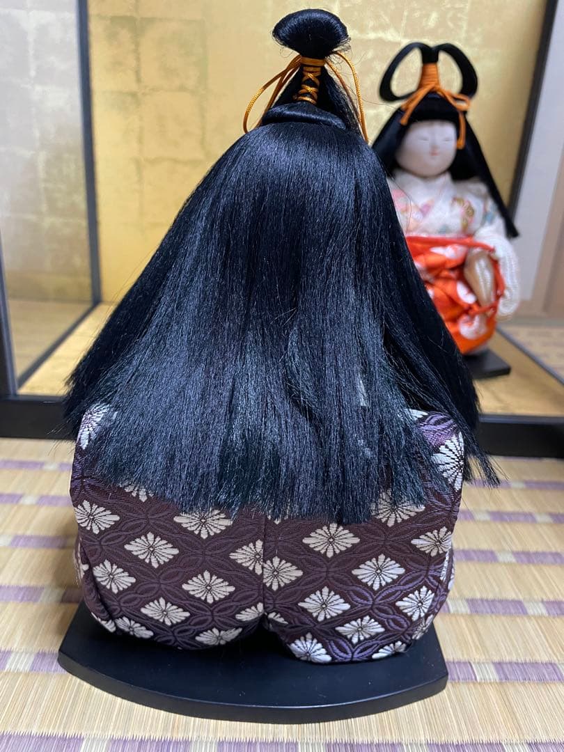 木目込人形 【福鈴】　二体セット 伝統的な衣装