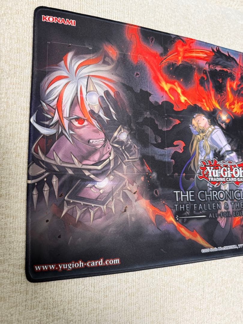 遊戯王　白の物語　アルバス　エクレシア　EU版公式プレイマット