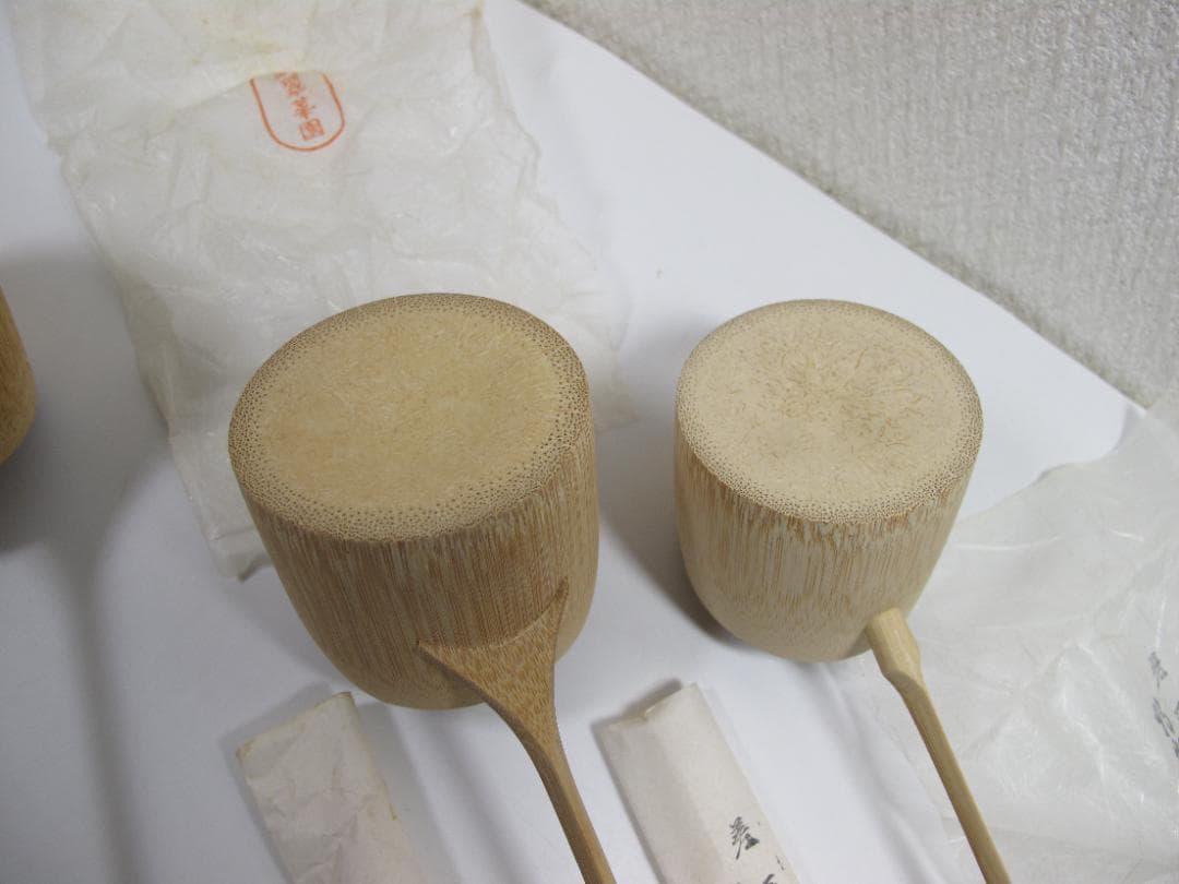 茶道具　柄杓 奈良高山 翠華園　おまとめ　5本　２本ほぼ未使用