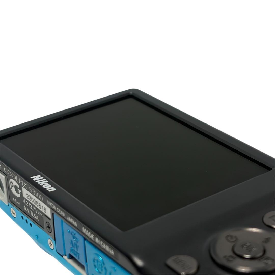 Nikon COOLPIX S3100 ブルー デジカメ 動作品