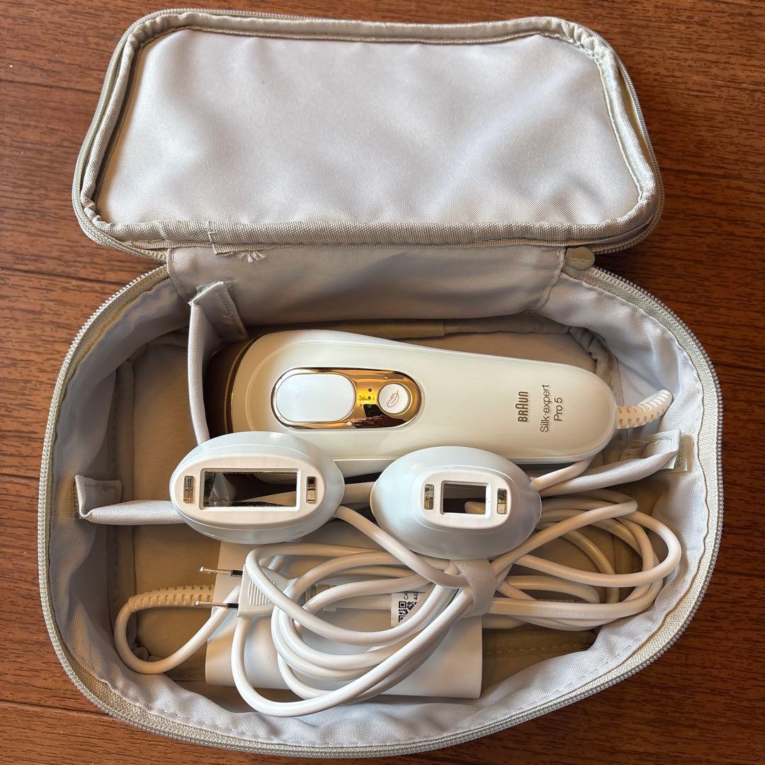 Braun 脱毛器 ケース付き Silk-expert pro-5