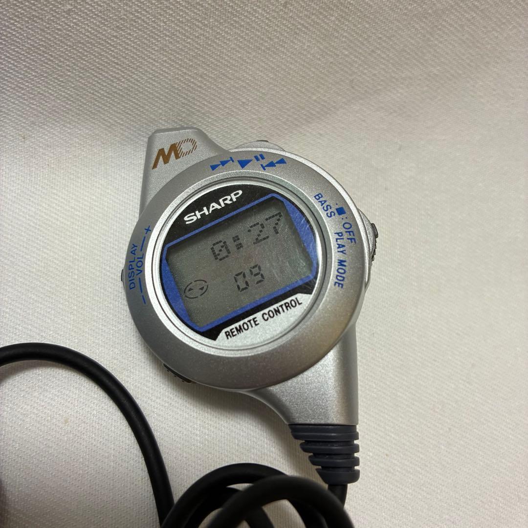 【動作品】SHARP MD-ST521-A ポータブルMDプレーヤー