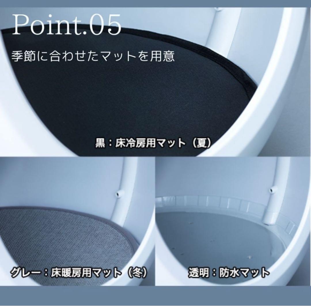 値下げ！ほぼ新品　petyes 床冷暖房ペットハウスホワイト　使用1ヶ月