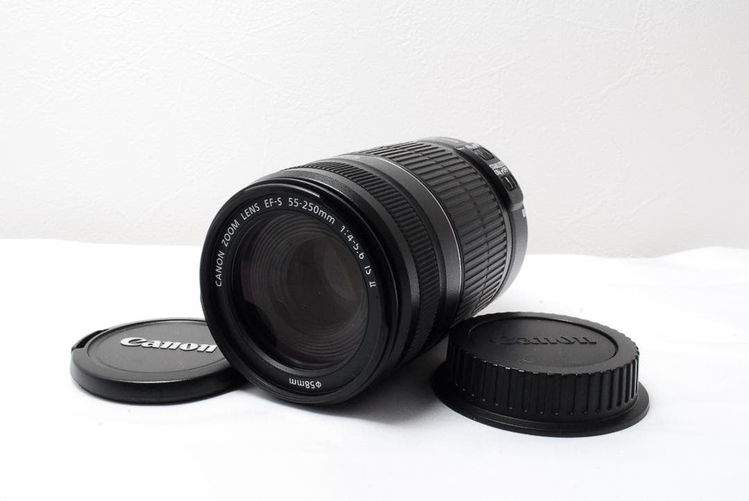 美品❤️キャノン EF-S 55-250mm IS II 手ブレ補正 望遠レンズ