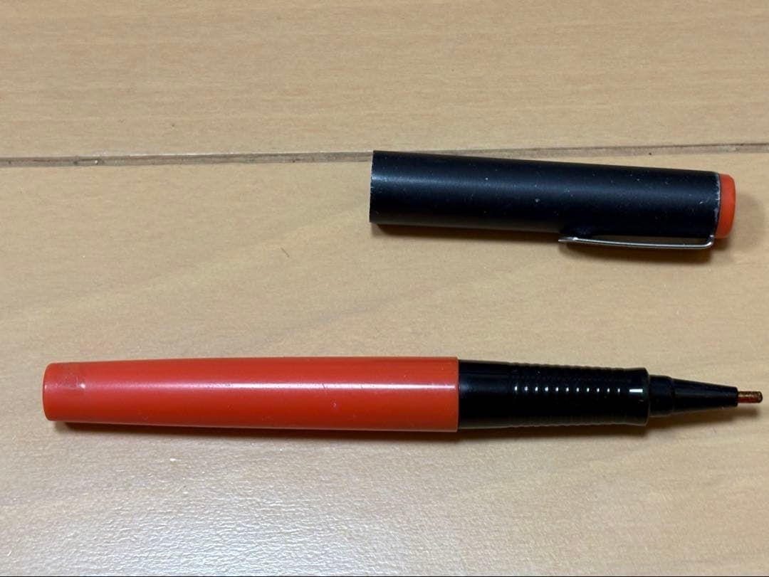 ◆匿名配送◆ソフトペン　プラチナ 廃版品旧型インク10本入レッド　替チップ2本