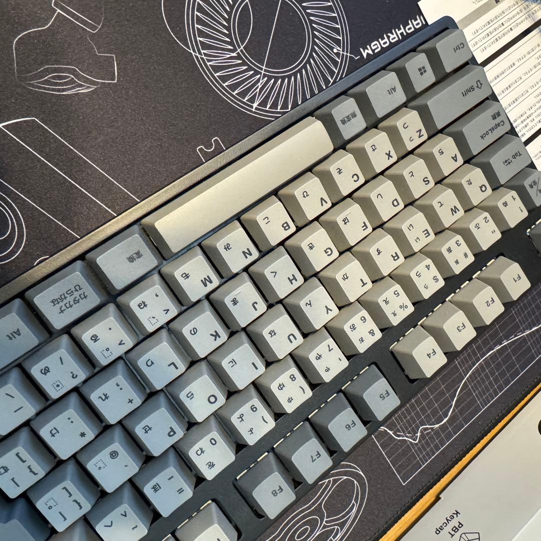 iKBC CD87 日本語配列 メカニカルキーボード 茶軸タクタイル