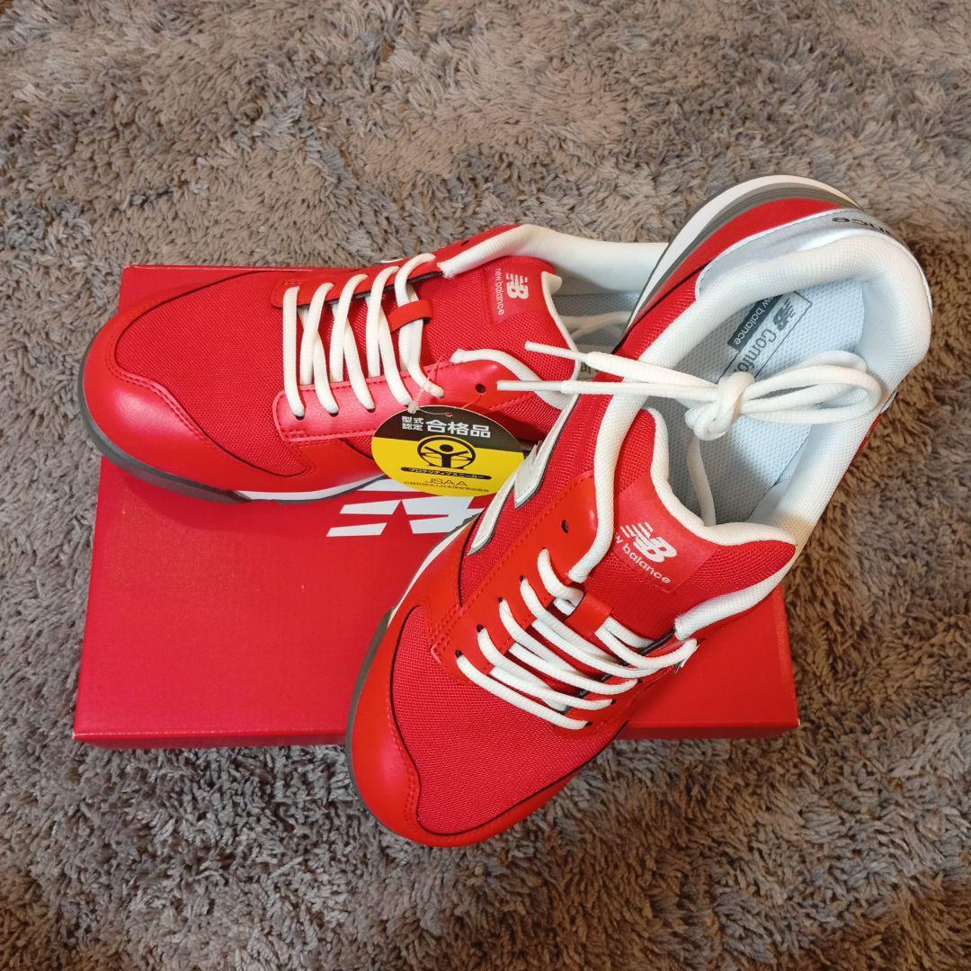 安全靴 ニューバランス　New Balance　レッド　27.5