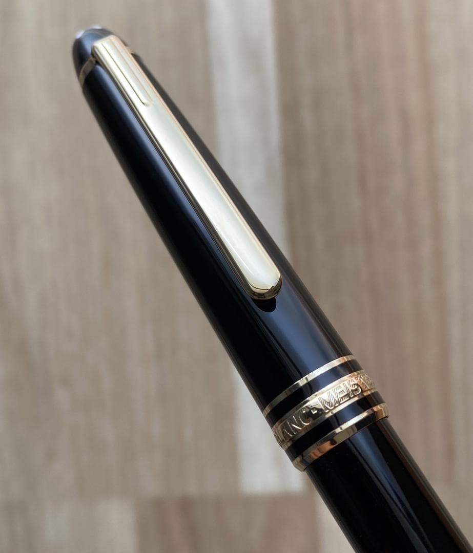 超美品 モンブラン 164 クラシック ブラックx ゴールド ボールペン