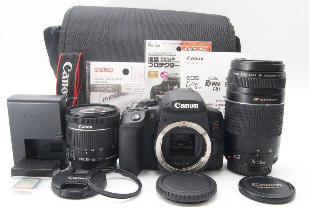 人気機種】Canon EOS Kiss X10i 超望遠4K動画デジタル一眼レフ