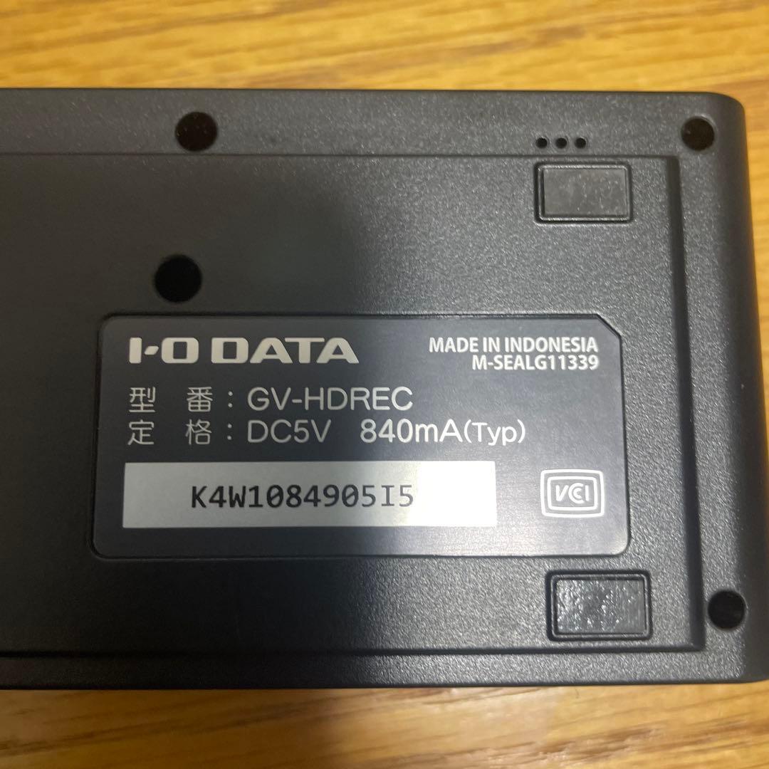 I•Oデータ ビデオキャプチャ　GV-HDREC