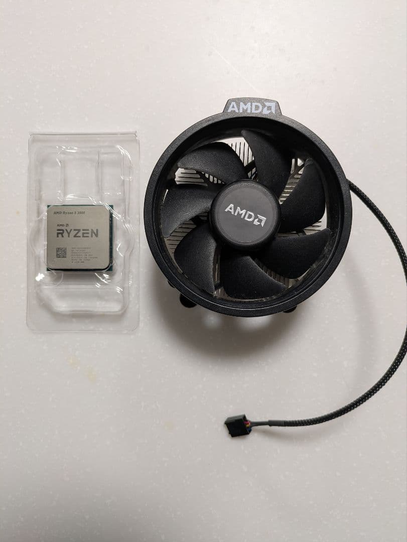 AMD Ryzen 5 3500 CPU 純正CPUクーラー付　動作確認済　中古