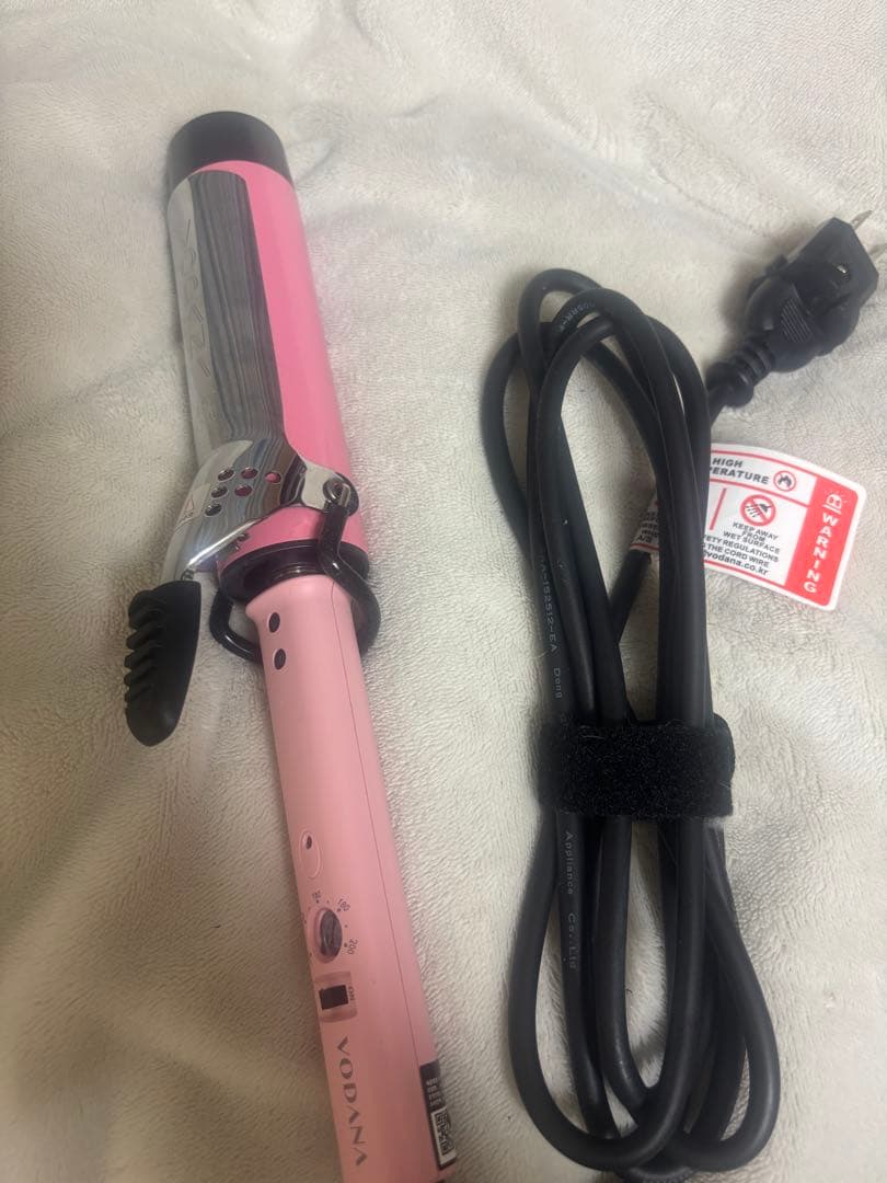 VODANA Glam Wave Curling Iron 40mm ピンク
