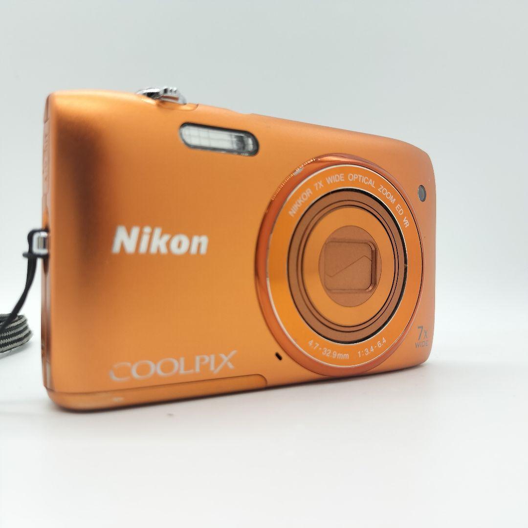 nikon coolpix s3500.オレンジ