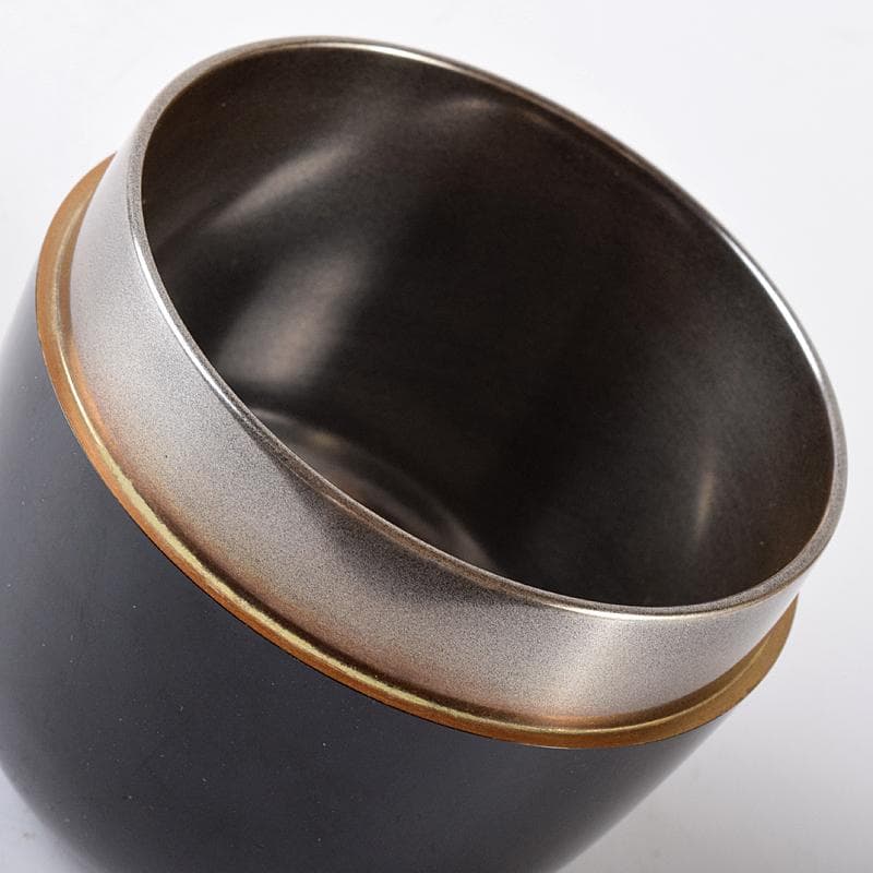 Gojyo　（一平）作　近江八景蒔絵　内銀溜　棗　共布共箱　F　R7952