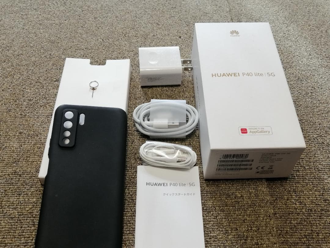 新同品/送料込HUAWEI P40lite5G/楽天シム対応/条件付GMS利用可