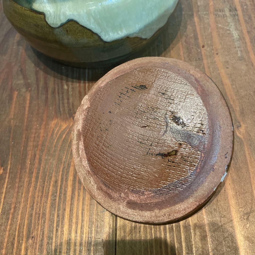 美品　茶道具　萩焼　水指し　茶道　焼物　陶芸　落ち着いた色合い