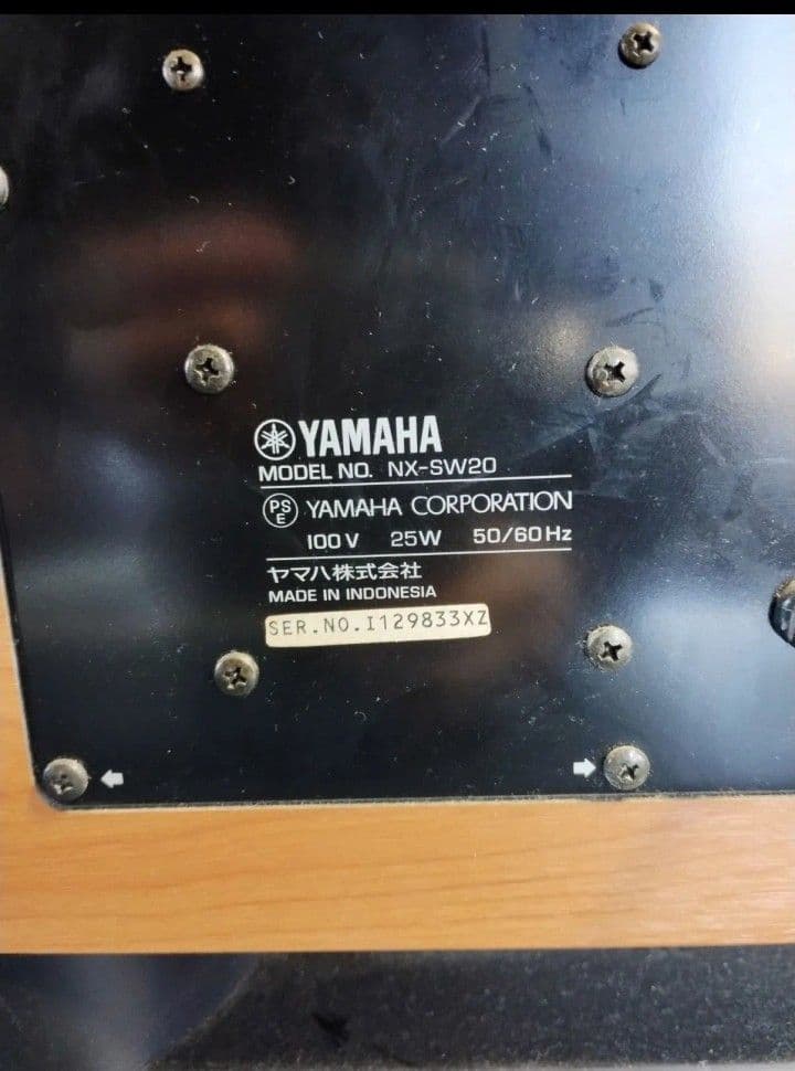 YAMAHA AVX-S20 5.1ch スピーカーシステム