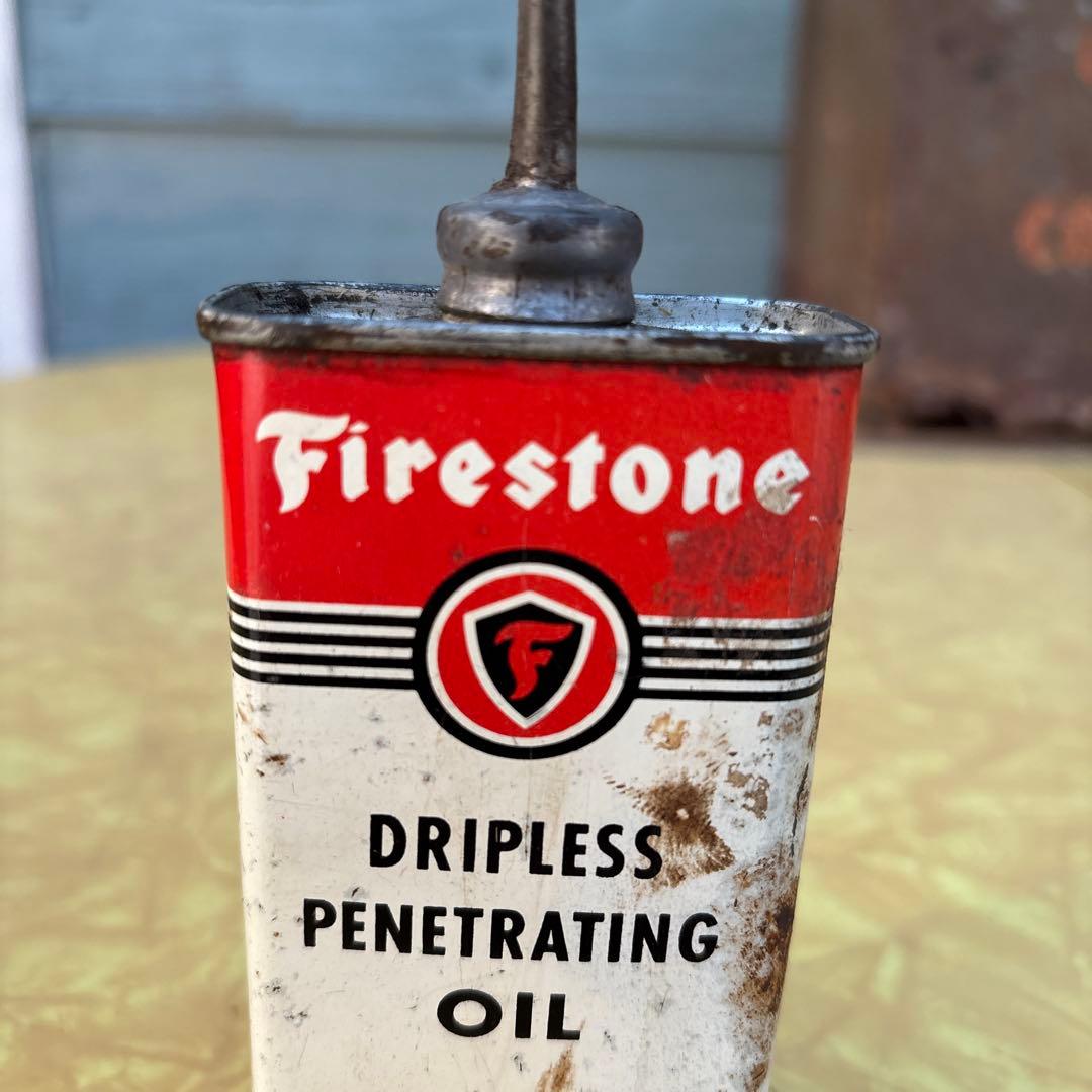 アメリカ ヴィンテージ ハンディオイラー オイル缶 Firestone