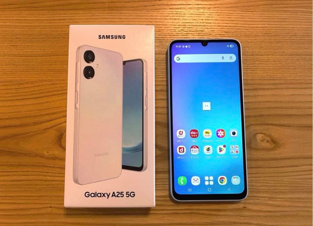 通電確認のみ　Samsung Galaxy A25 5G ホワイト 本体
