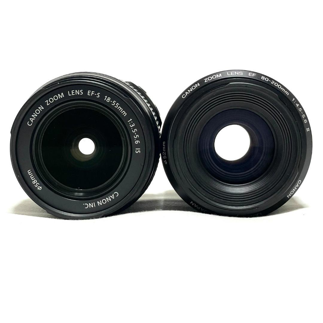 一眼レフデビューに最適❣️ Canon EOS Kiss X2 Wレンズセット
