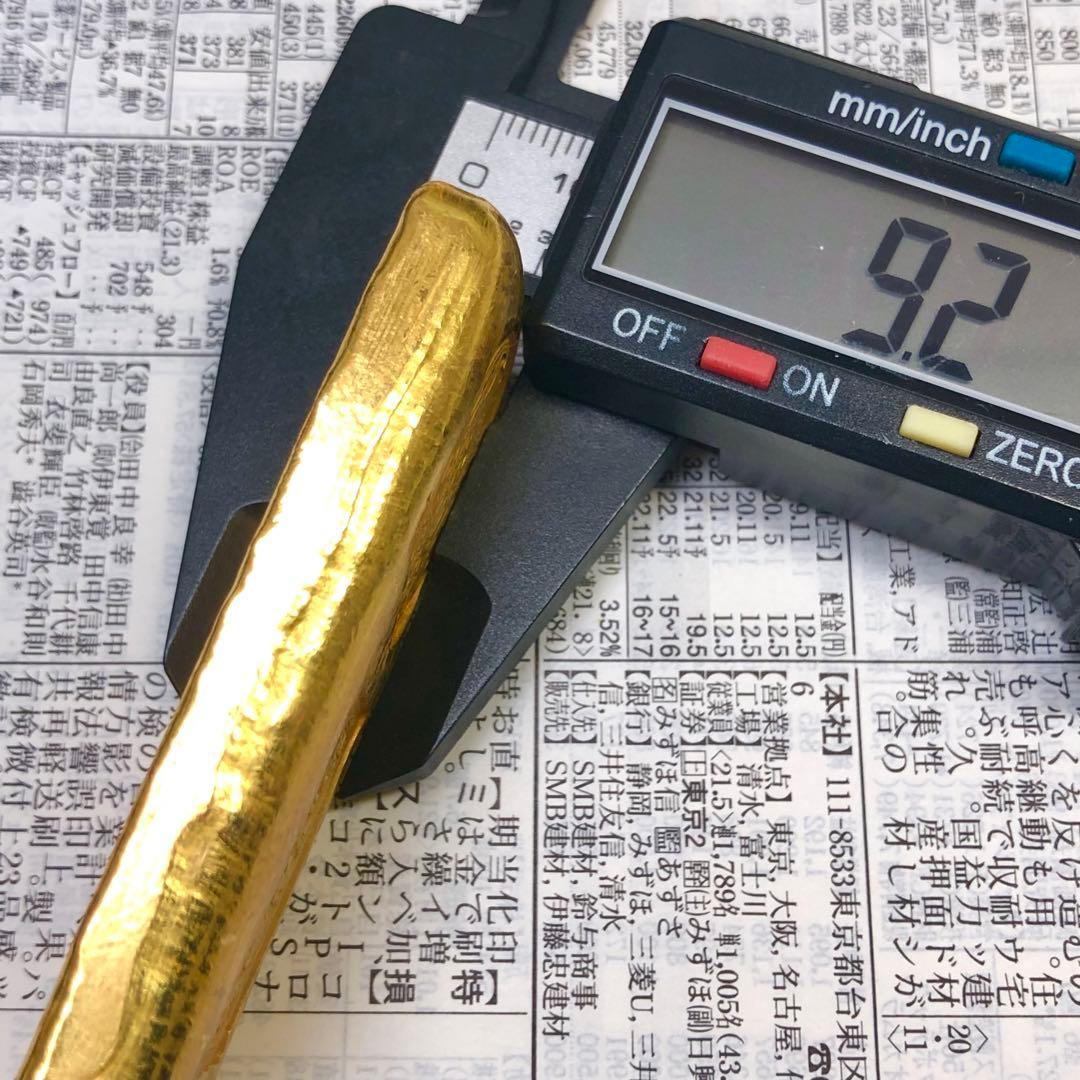 古銭　金貨　開運金棒·金元寶 「純淨金條 千足純條 景福」縁起物　金錠 美品