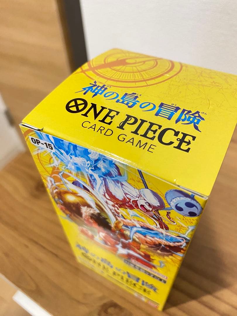 【新品未開封】【テープ付き】ワンピースカードゲーム新弾　神の島の冒険　1box