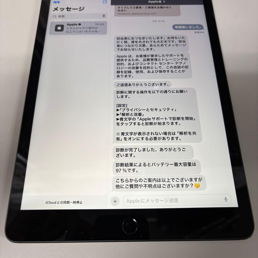 ipad 第9世代　256GB WIFI+セルラー　グレー バッテリー容量97%