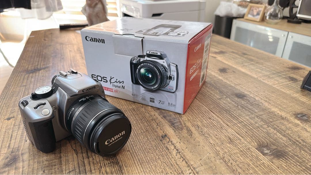 Canon EOS Kiss Digital N レンズキット 元箱 バッテリ付