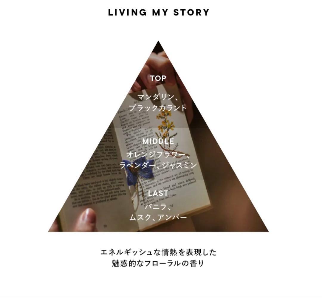 香水(女性用) SHIRO LIVING MY STORY Eau de Parfum 50ml