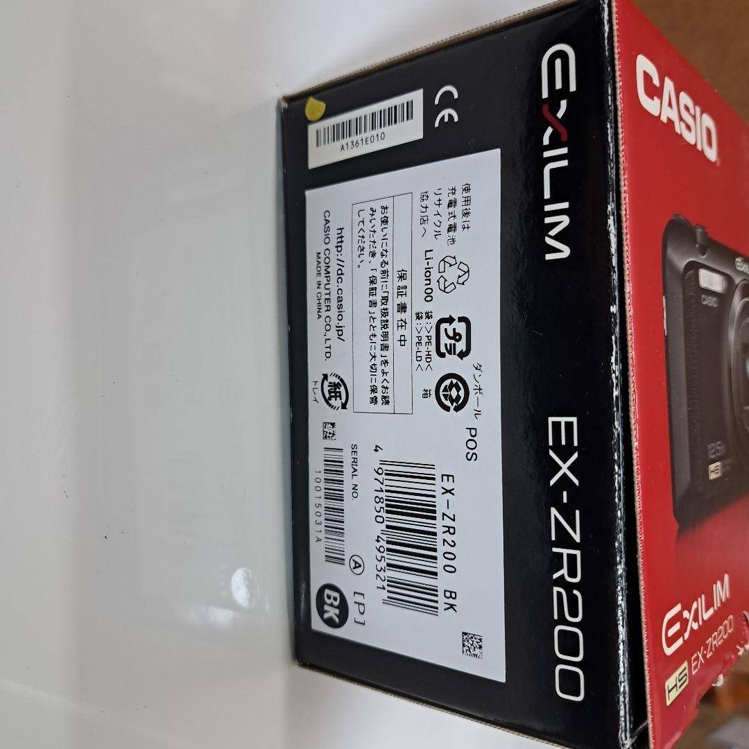 CASIO EXILIM EX-ZR200 デジタルカメラ　動作確認済　付属品揃