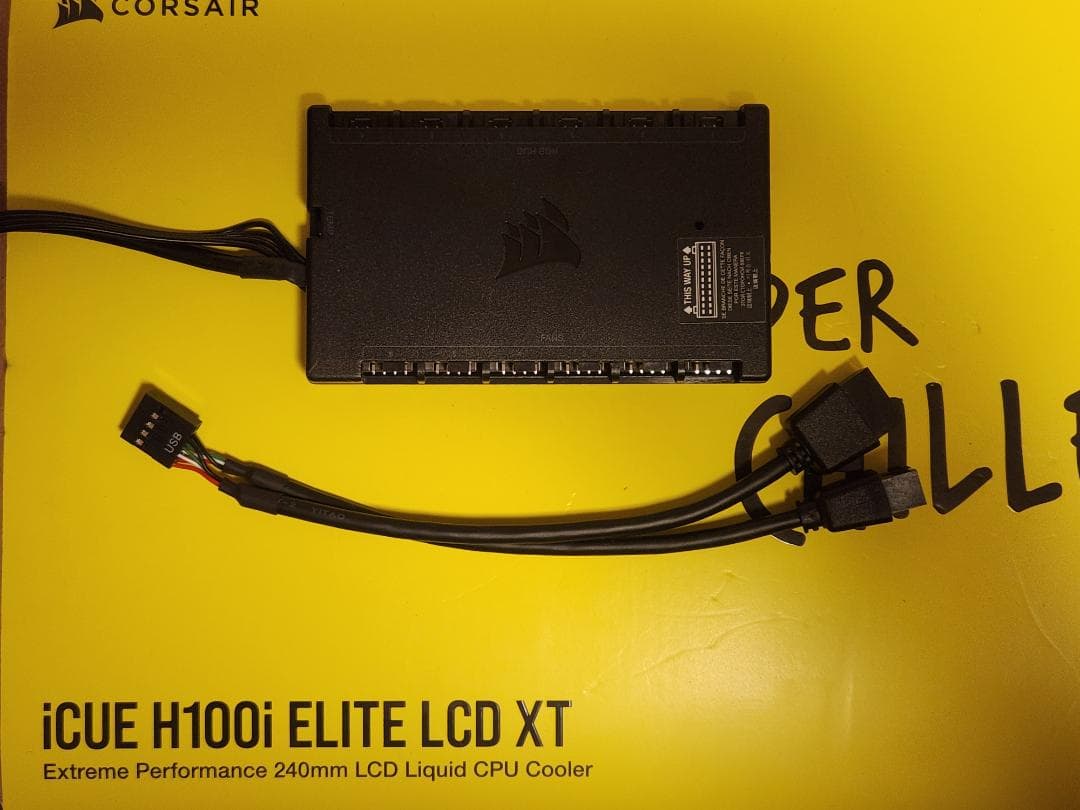 CORSAIR H100i ELITE LCD XT 240 水冷CPUクーラー