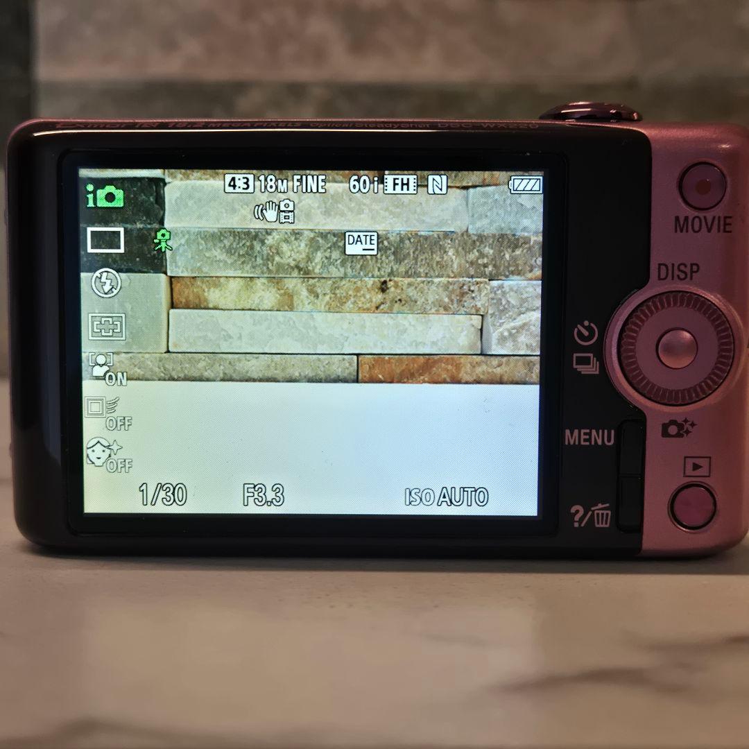 SONY Cyber-shot ピンク DSC-WX220　デジカメ　コンデジ