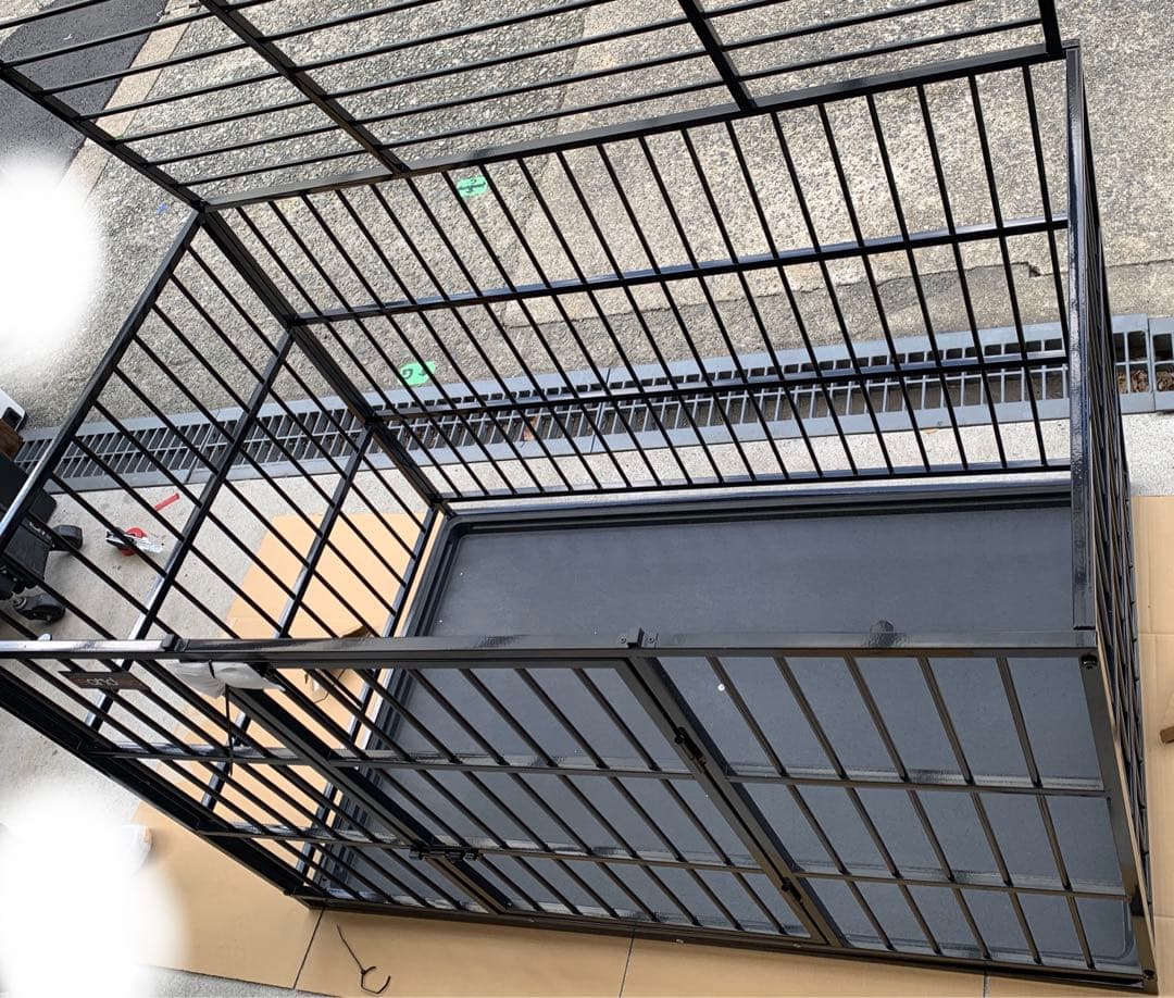 【訳あり】未使用品　大型犬ゲージ　組立簡単幅122x奥行75 x高さ80cm