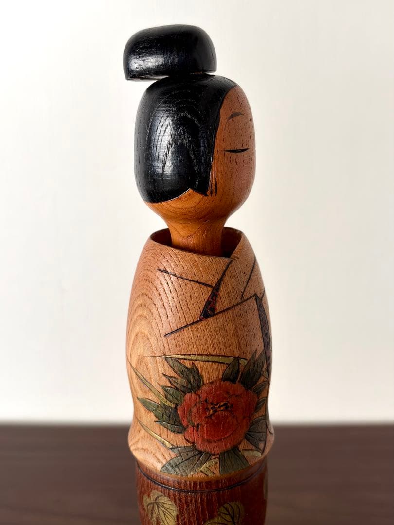 稀少 佐藤 翠崕 Suigai 創作 こけし kokeshi 人形 古美術 繊細