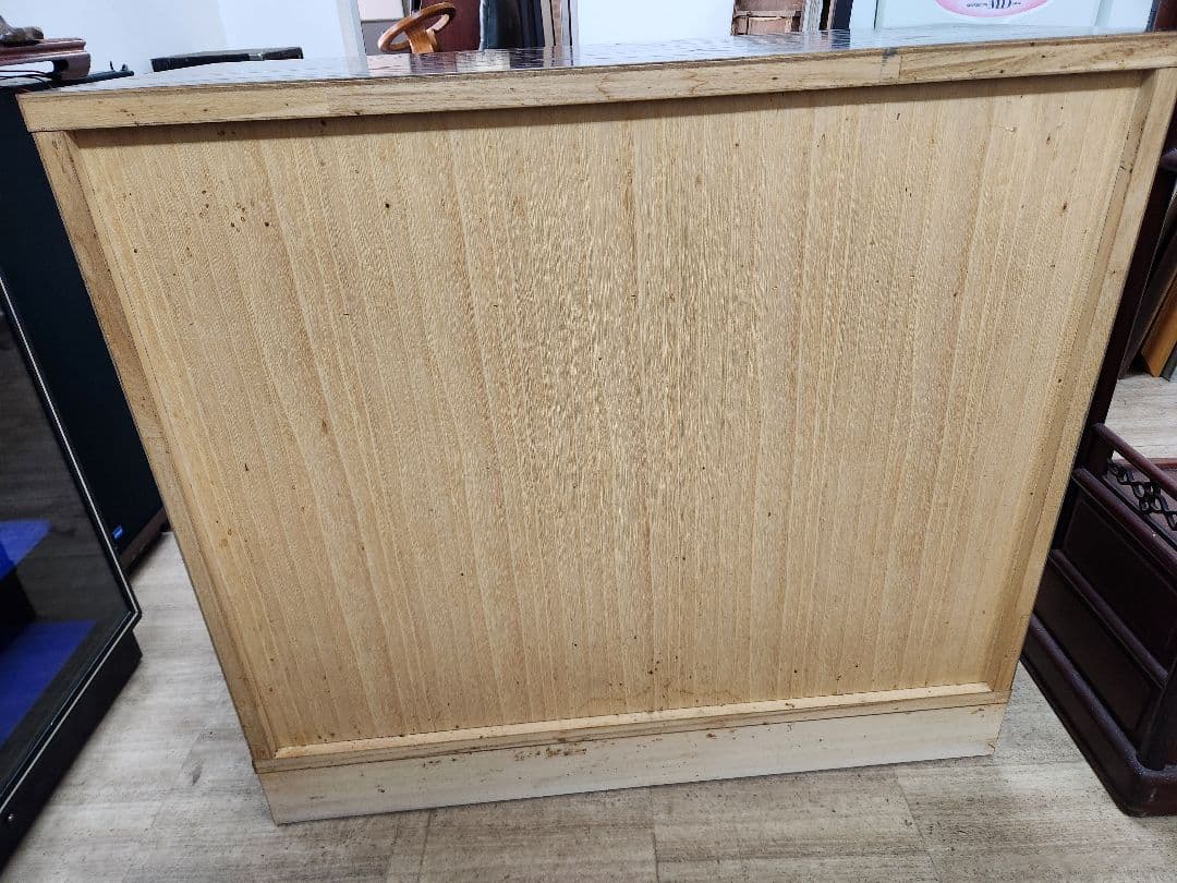 黒い木製箪笥 5引き出し 伝統的民芸家具骨董品アンティークヴィンテージ古道具