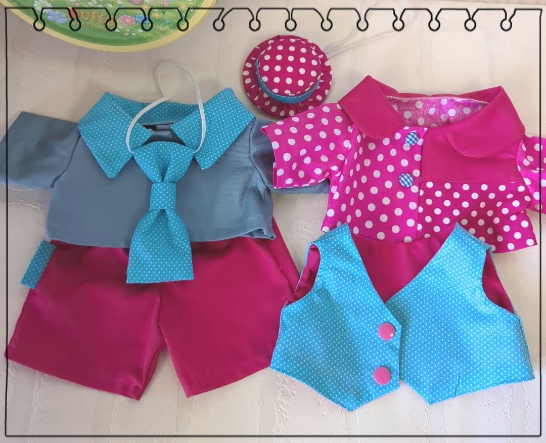 【ペアコーデ】ぬいぐるみ服コスチュームセット