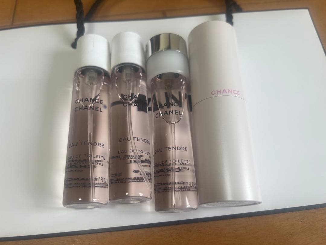 【新品】CHANEL CHANCE EAU TENDRE オードトワレ3本セット