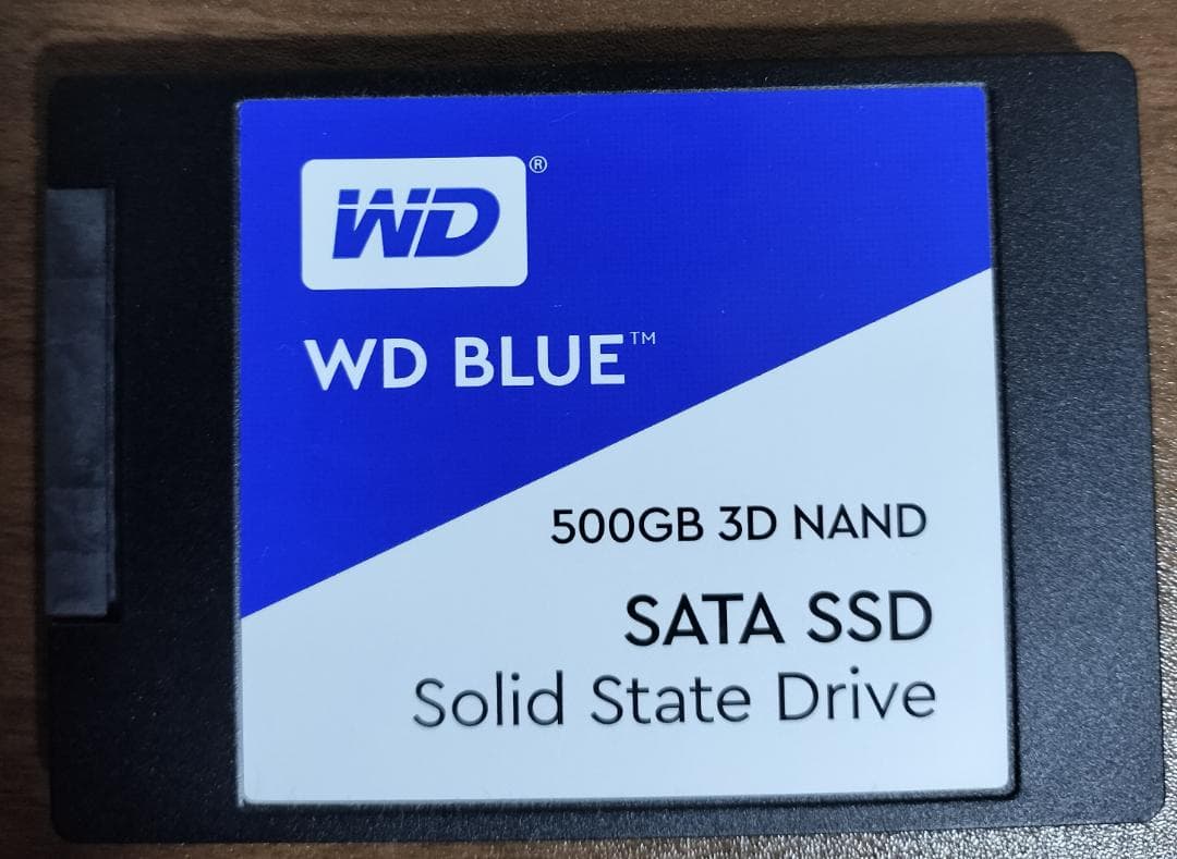 【中古】2.5インチSSD 500GB WDS500G2B0A