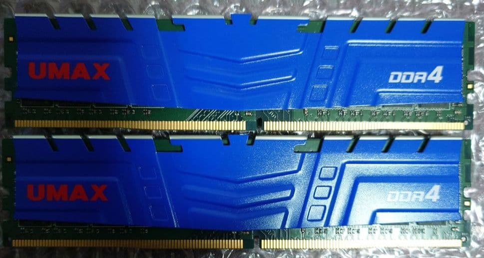 メモリ UMAX DDR4 2133 8GB×2枚組