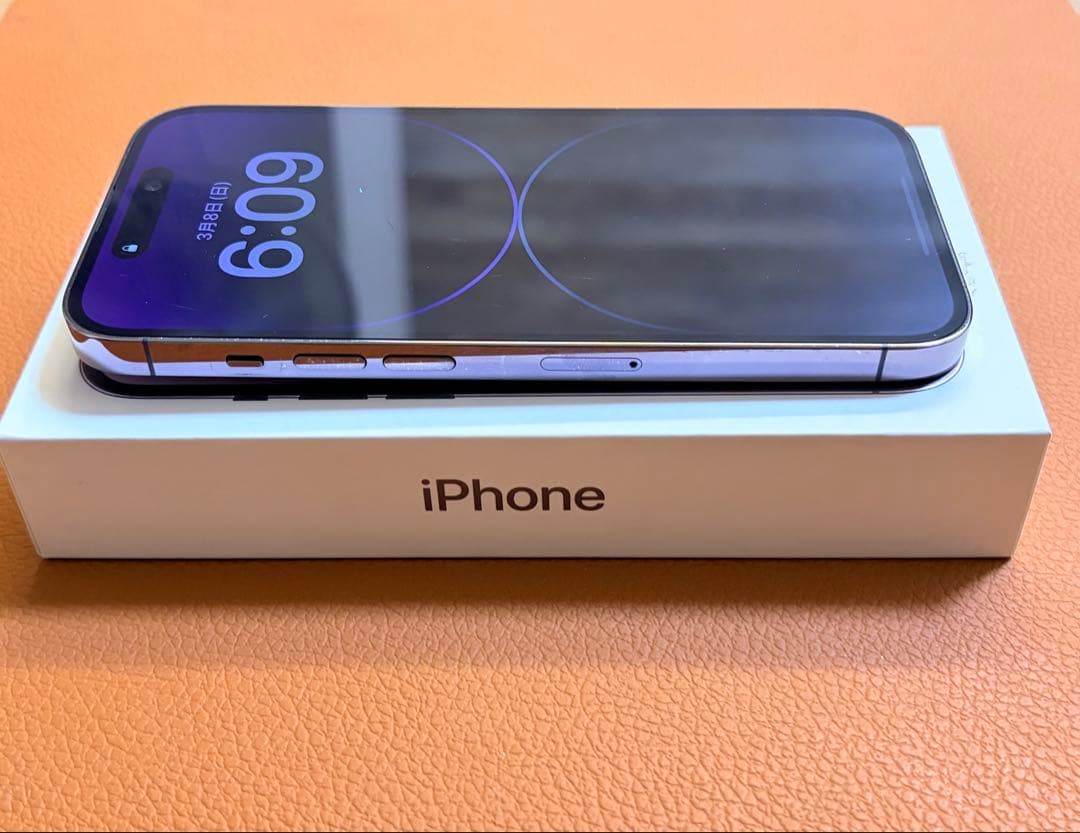 【ジャンク】Apple iPhone14Pro ディープパープル　256GB