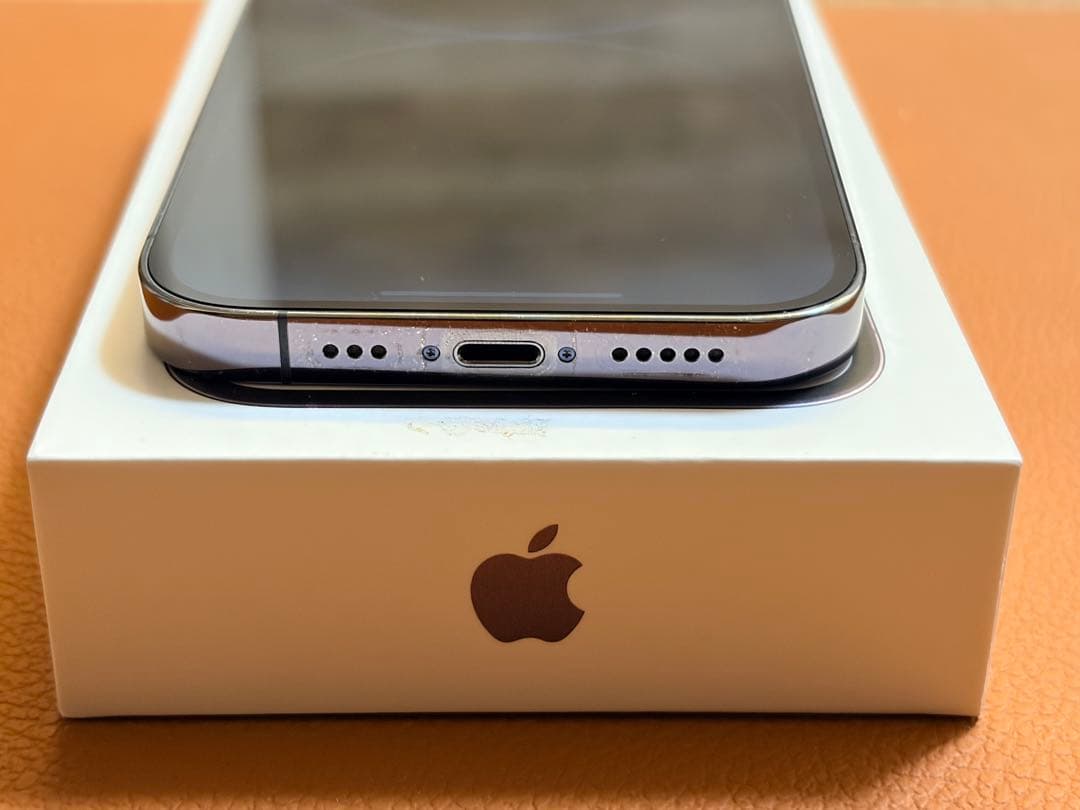 【ジャンク】Apple iPhone14Pro ディープパープル　256GB