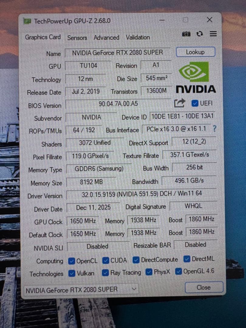 Windowsデスクトップ i9 9900K/DDR4 32GB 512GB SSD 2080 super