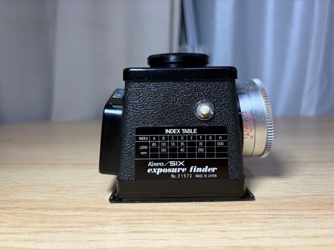 【完動品】Kowa Six中判カメラ 85mm f2.8 露出計ファインダー
